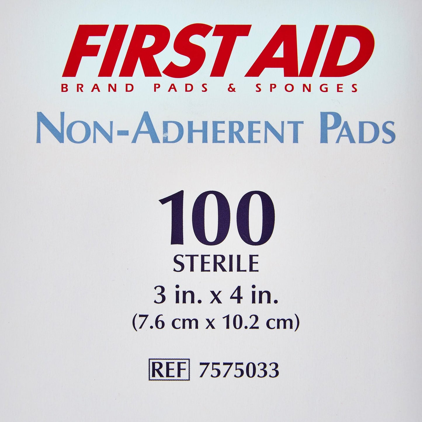 American White Cross Non-Adherent Dressing 3 x 4 Inch Sterile Wound Dressing