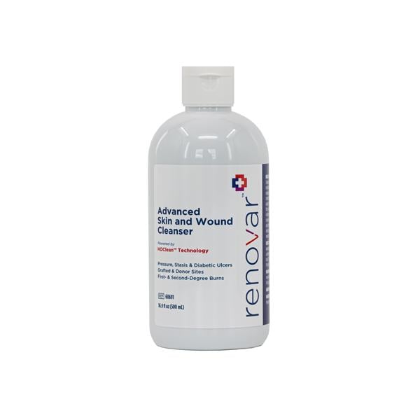Renovar Wound Cleanser 16.9 oz Hypochlorous Acid/Sodium Chloride Antimicrobial Wound Irrigation Solution