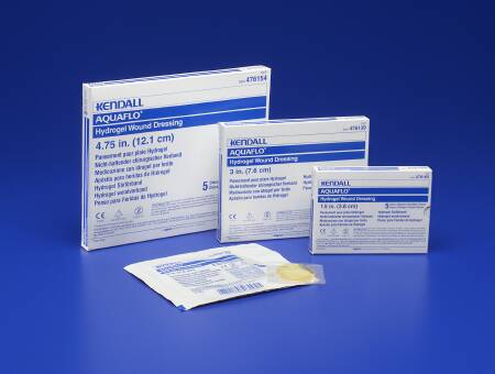 Kendall Hydrogel Wound Dressing Sheet 4-3/4 Inch Round Sterile