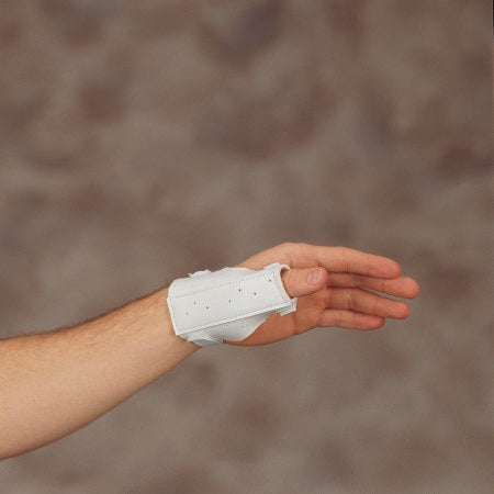 Thumb Splint DeRoyal One Size Fits Most Hook and Loop Closure Left Hand Brown