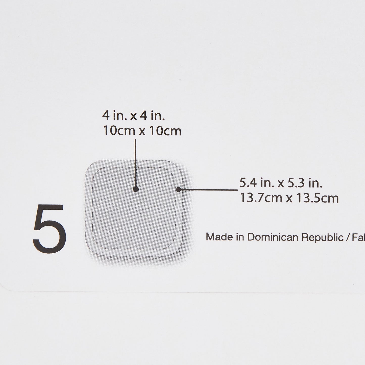 DuoDERM CGF Border Hydrocolloid Dressing 4 x 4 Inch Sterile Square Dressing
