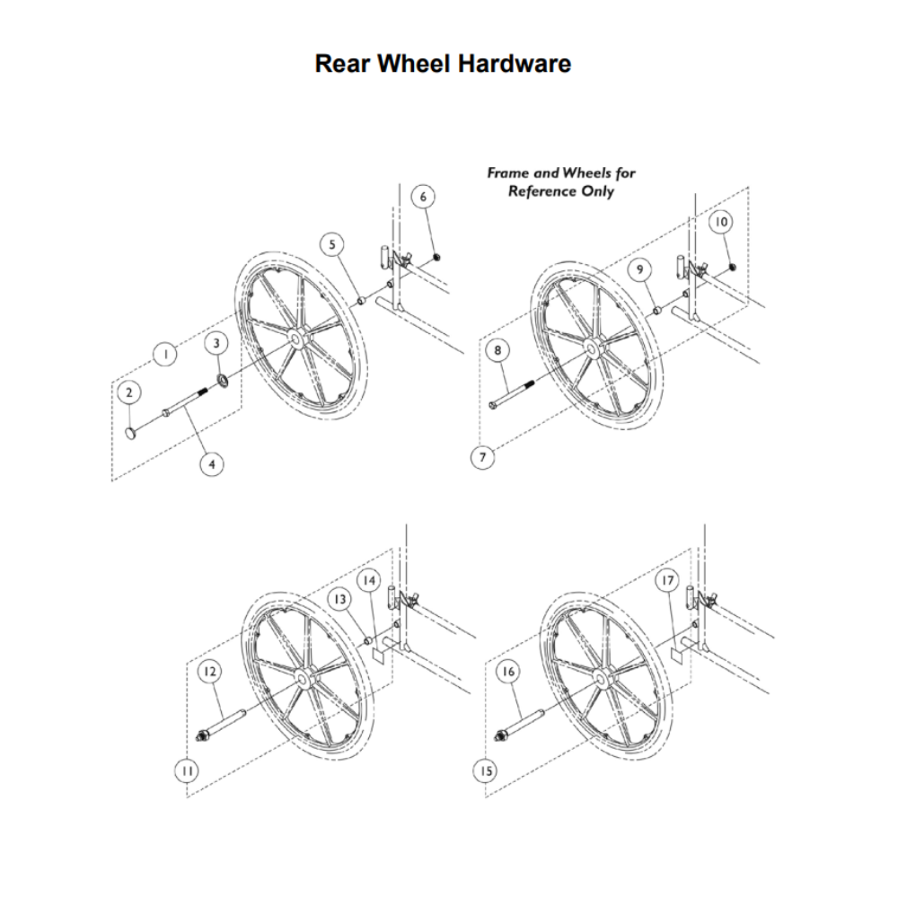 Hub Cap For Wheelchair, Invacare