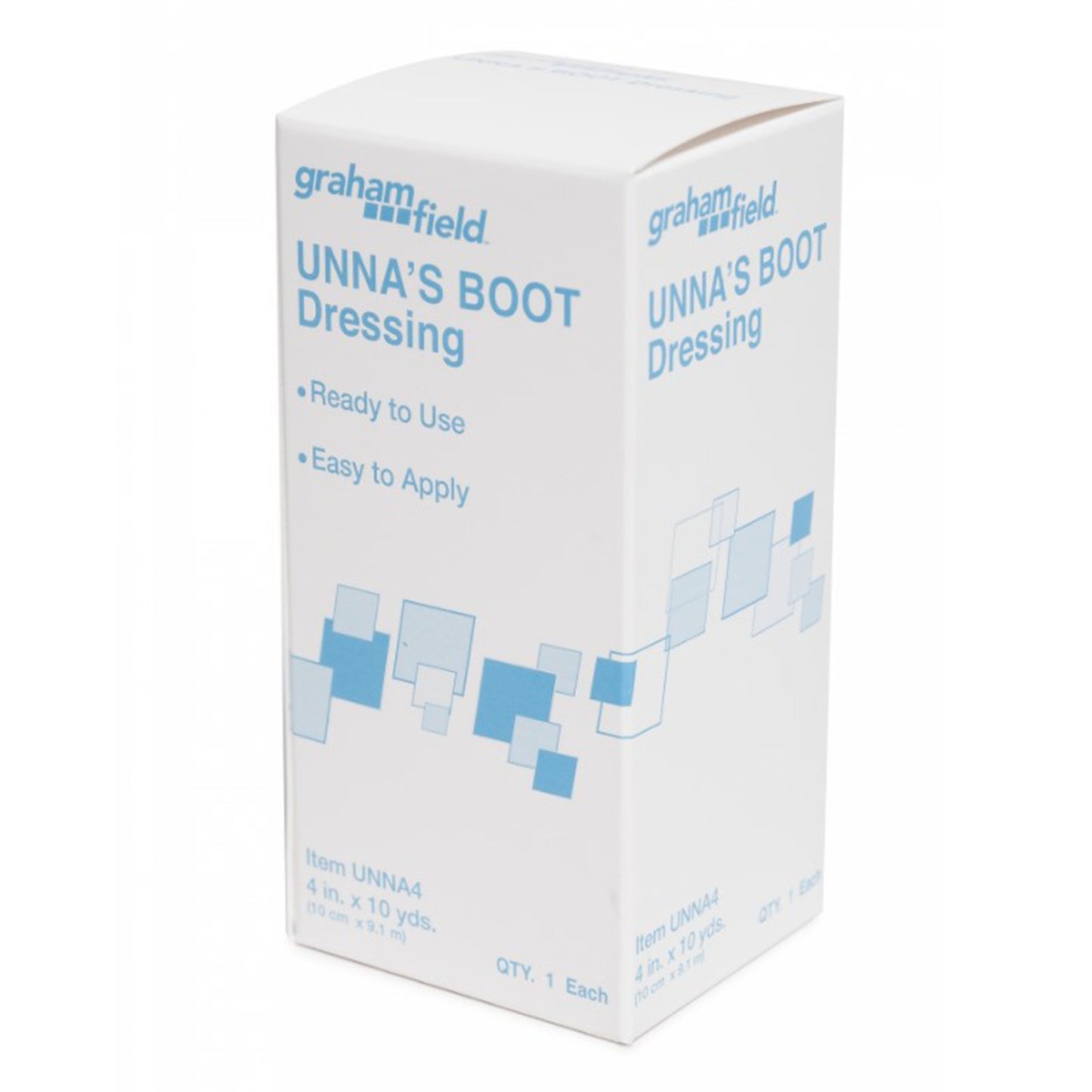 Zinc Oxide Unna Boot Bandage 4 Inch x 10 Yard Cotton NonSterile