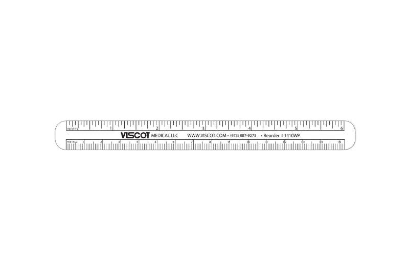 Viscot Skin Marker Ruler 6 Inch – NonSterile, Paper-Coated