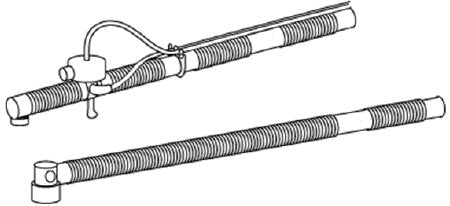 AirLife Ventilator Circuit Corrugated Tube 60 Inch Tube Single Limb Adult Without Breathing Bag Single Patient Use