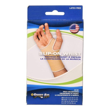 Wrist Support Cotton / Elastic Left or Right Hand Beige