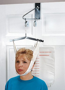 Grafco Deluxe Overdoor Cervical Traction Kit Chrome-plated Steel One Size Fits Most