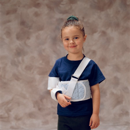 Shoulder Immobilizer DeRoyal Child Foam Contact Closure Sling Left or Right Arm