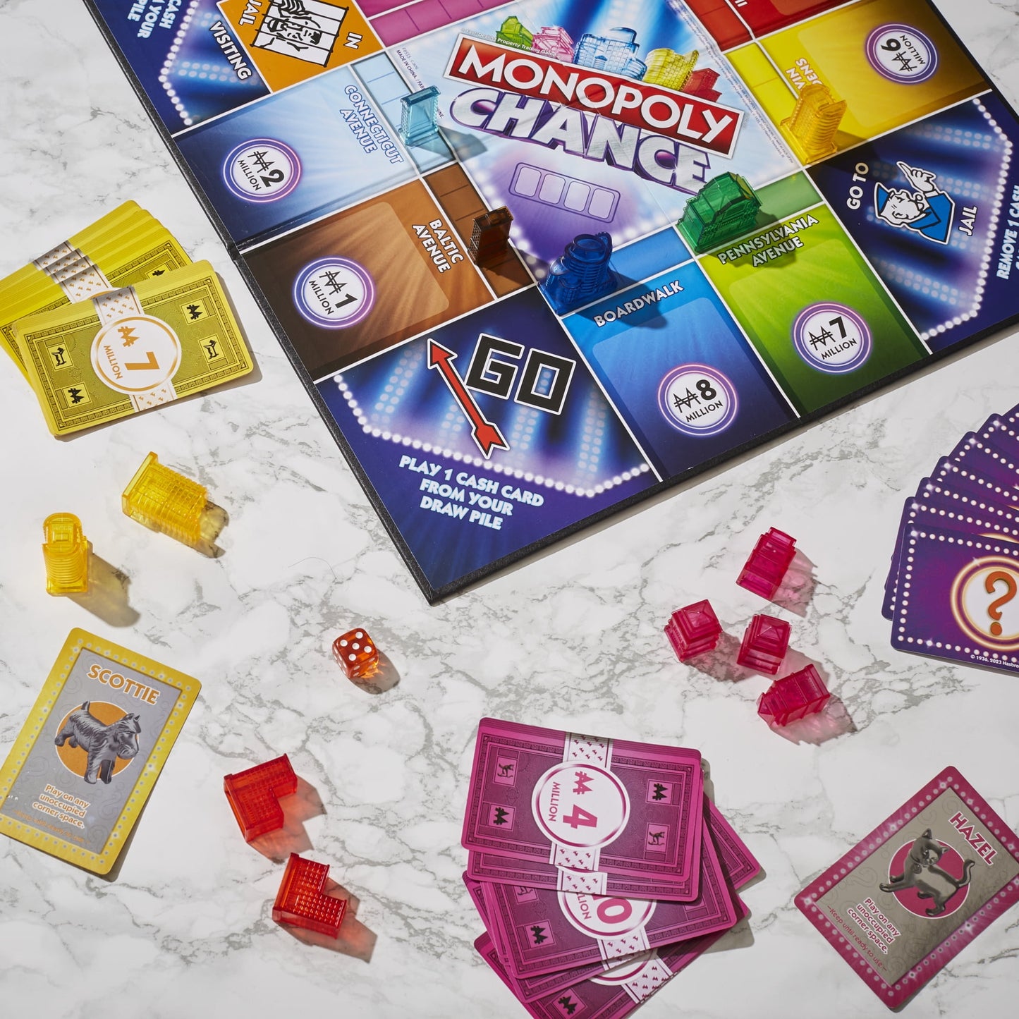 Hasbro Monopoly Chance – Fast-Paced Card-Flipping Monopoly Game for Ages 8+