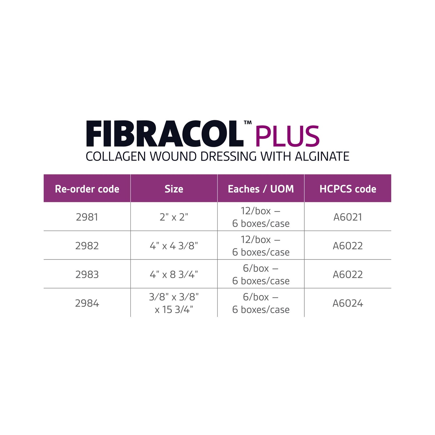 Fibracol Plus Collagen Dressing 4 x 4 Inch Square Sterile