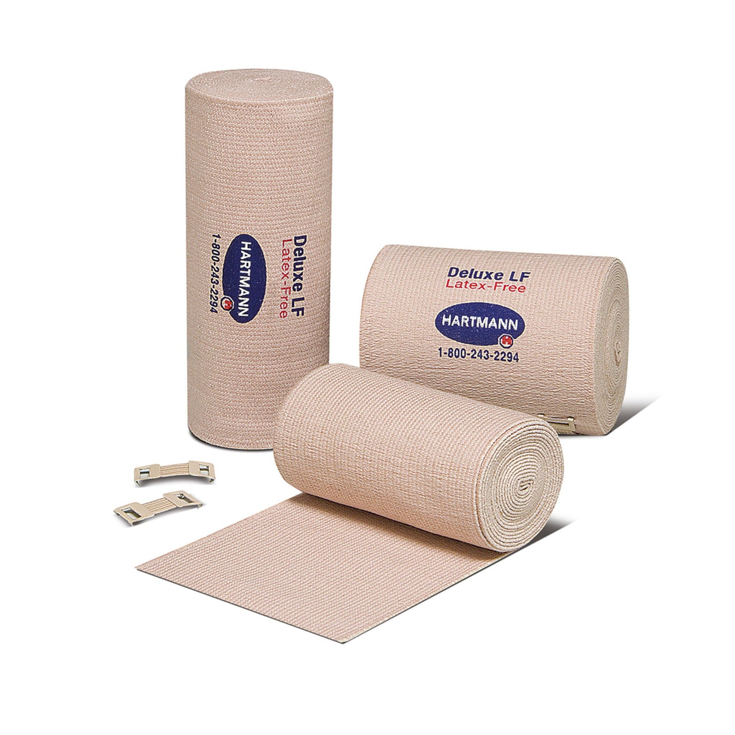 Deluxe 480 LF Elastic Bandage 4 Inch x 11 Yard Double Length NonSterile High Compression