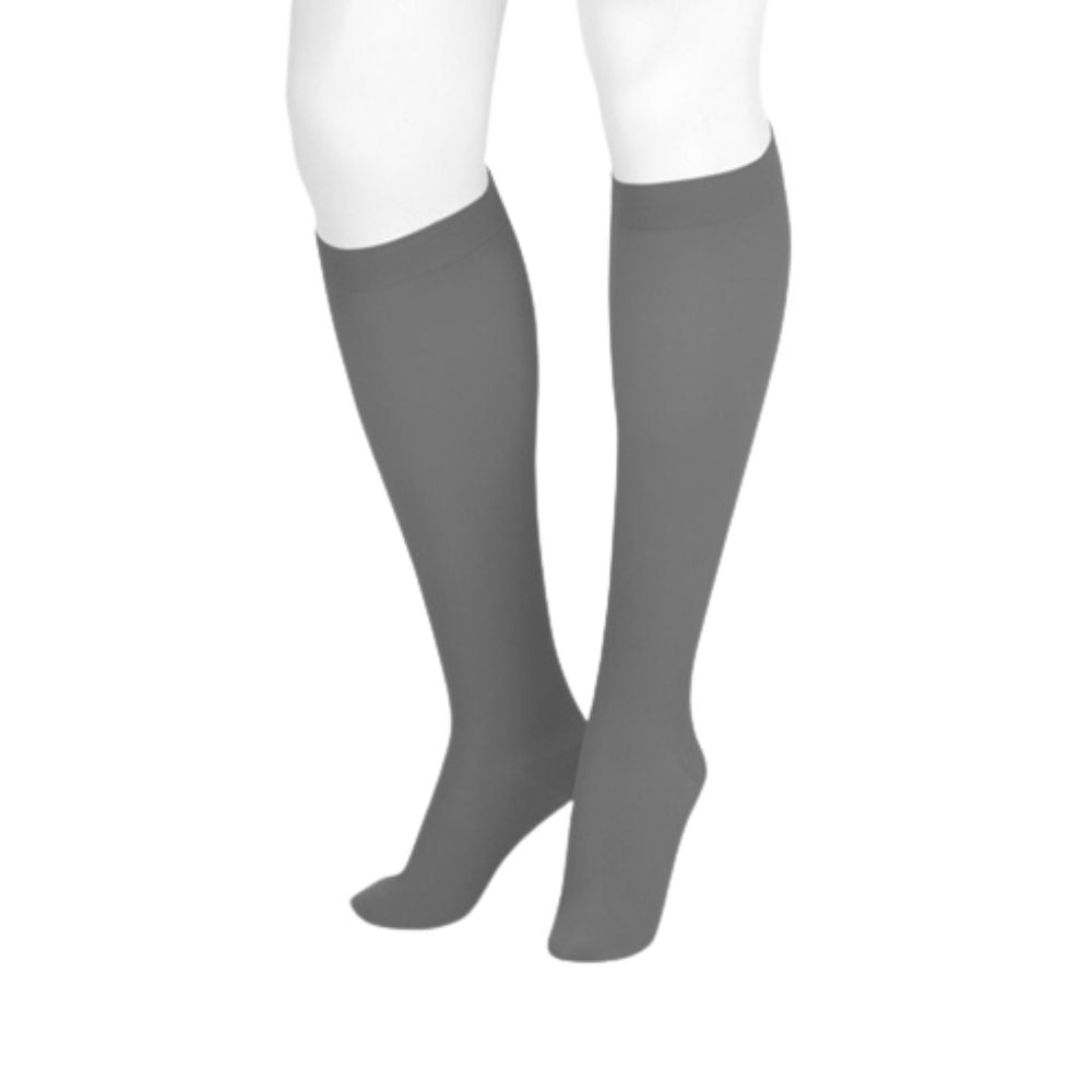 Juzo Soft Knee High Compression Socks 20-30 mmHg Full Foot Silicone Border Compression Stockings