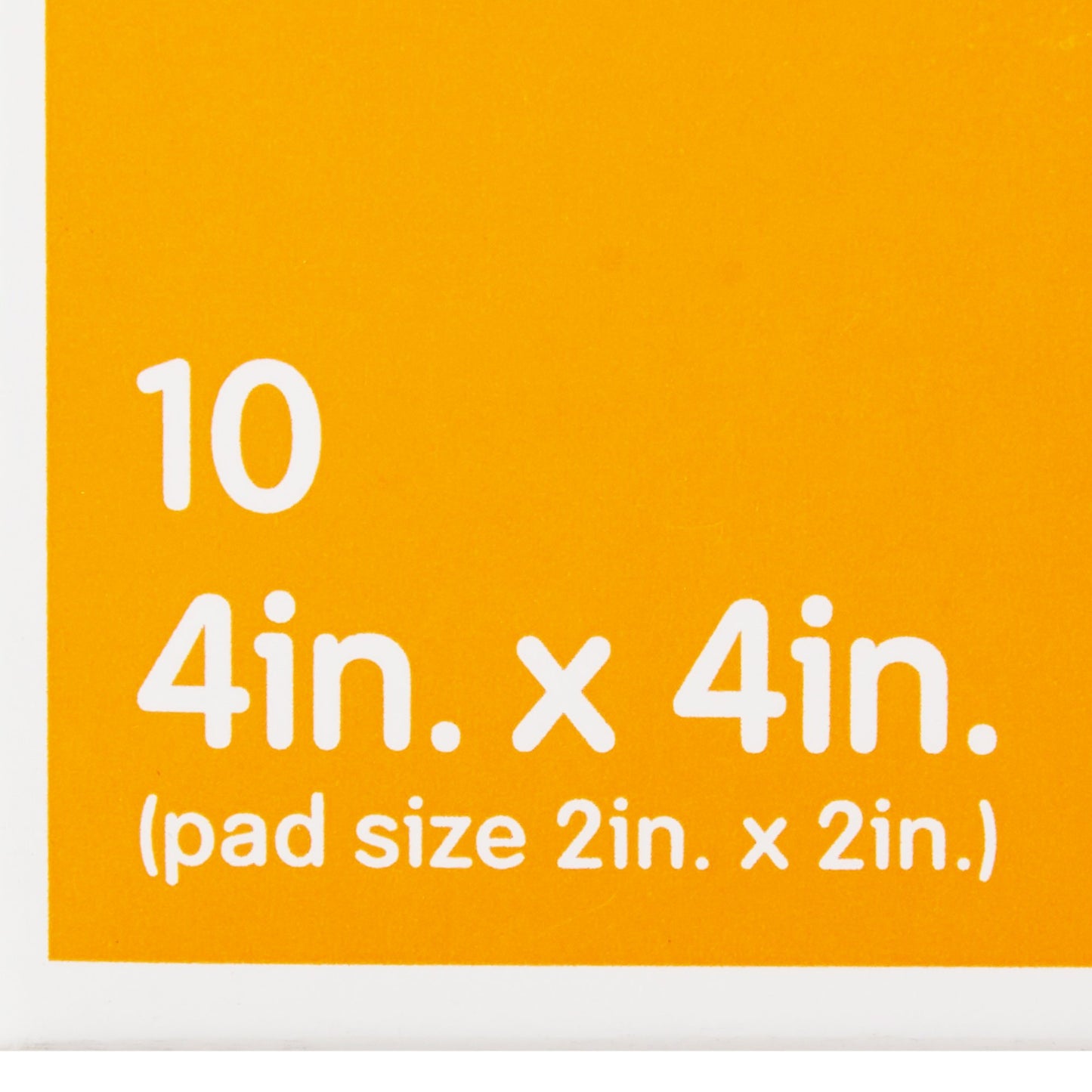 COVRSITE Plus Composite Dressing 4 x 4 Inch Square with Film Backing, Nonsterile
