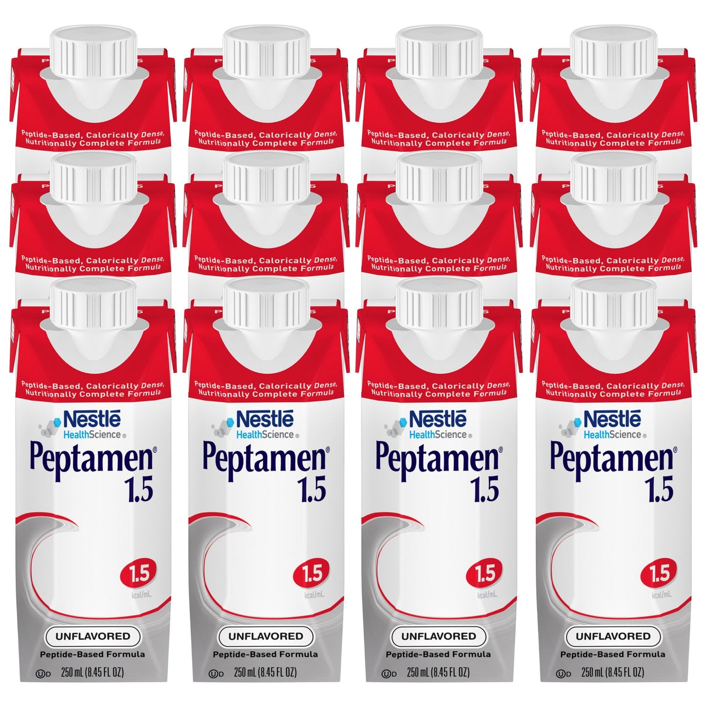 Nestle Peptamen 1.5 Unflavored Oral Supplement Liquid 250 mL Carton