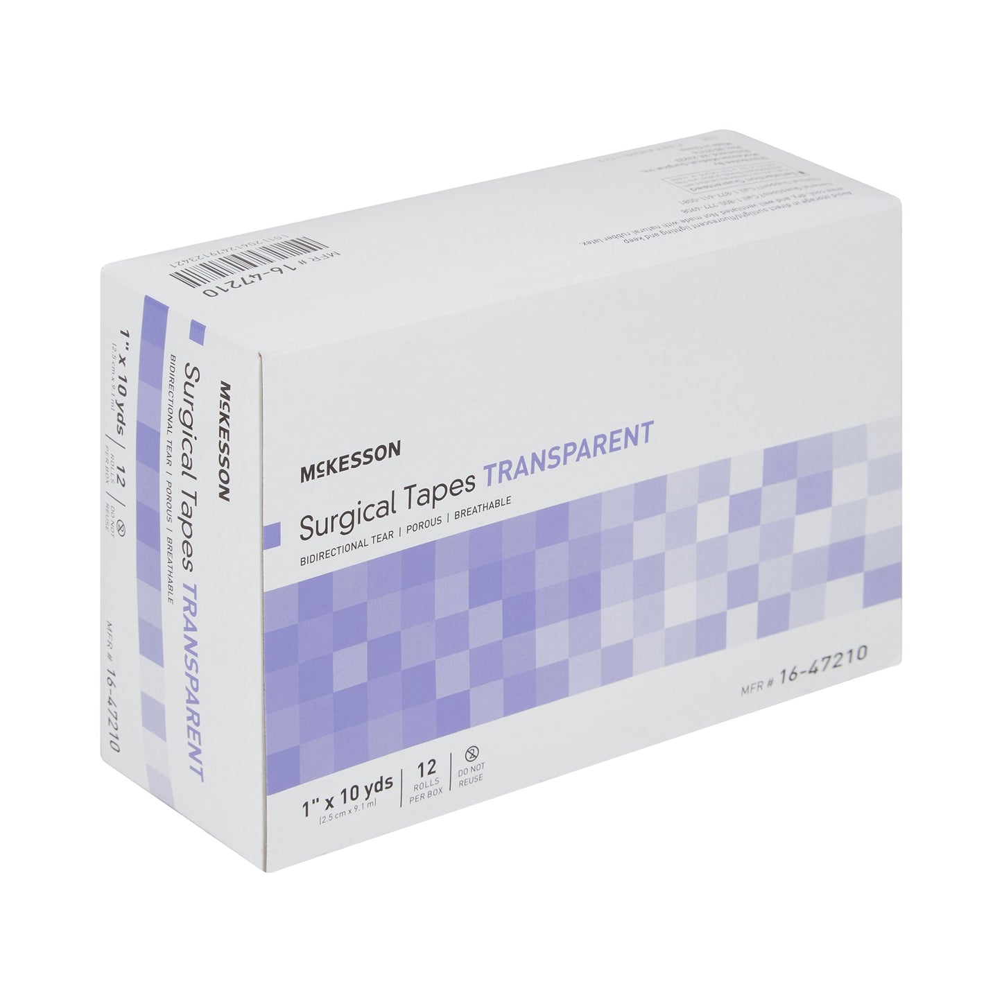 McKesson Transparent Medical Tape 1 Inch x 10 Yard Plastic NonSterile