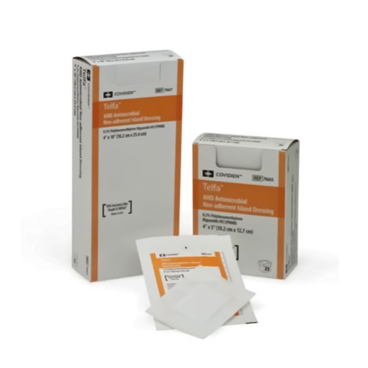 Telfa AMD Antimicrobial Island Dressing 4 x 14 Inch Rectangle Sterile