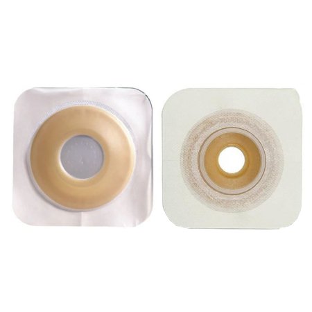 Ostomy Barrier Sur-Fit Natura Precut, Extended Wear Durahesive White Tape 57 mm Flange Sur-Fit Natura System Hydrocolloid 1-