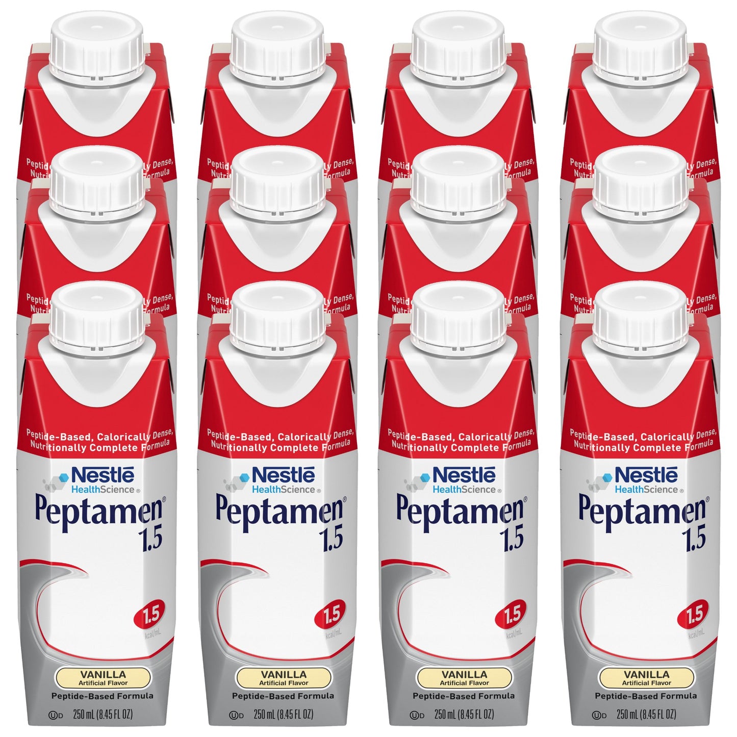 Nestle Peptamen 1.5 Vanilla Oral Supplement Liquid 250 mL Carton