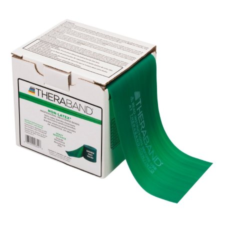 Exercise Resistance Band TheraBand Green 4 Inch X 25 Yard Heavy Resistance