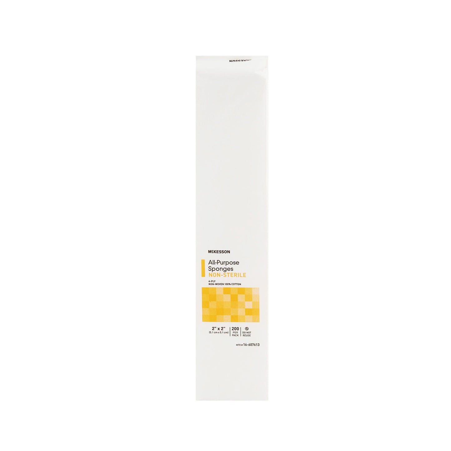 McKesson Nonwoven Sponge 2 x 2 Inch 4-Ply NonSterile 200 Per Pack