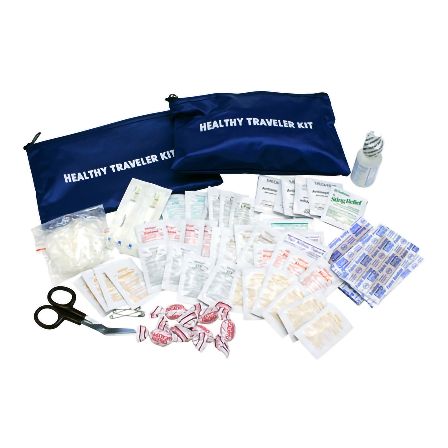Domestic Travel First Aid Kit in Poly Bag – Compact Portable Emergency Kit
