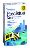 Precision Xtra Blood Glucose Test Strips – 50 Strips per Pack