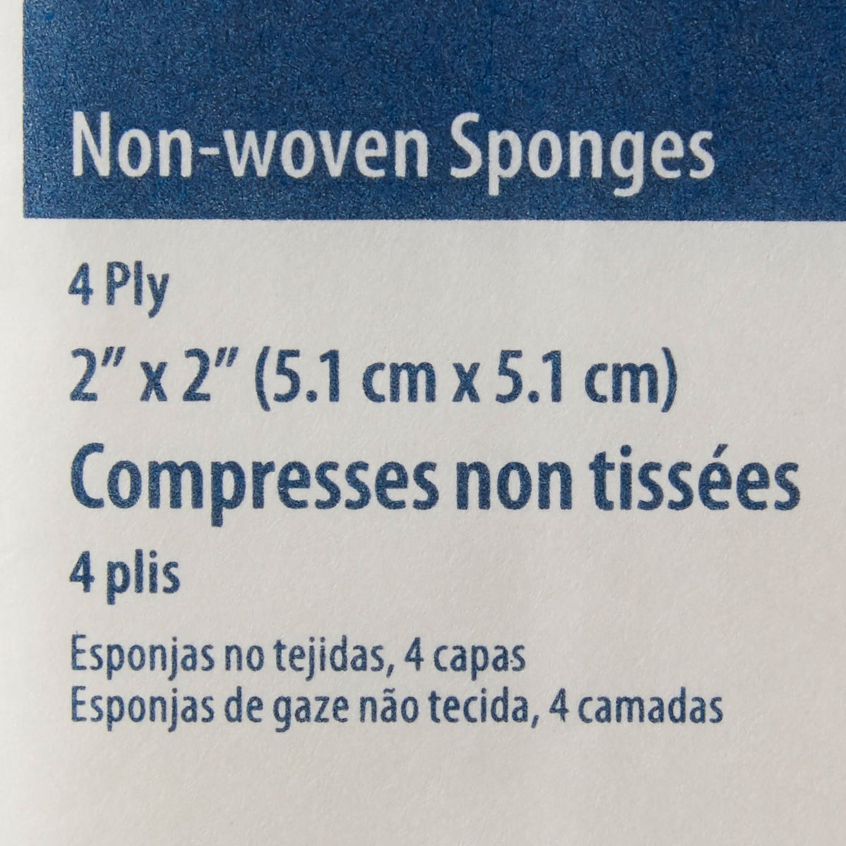 Dermacea Nonwoven Sponge 2 x 2 Inch 4-Ply NonSterile 200 Per Pack
