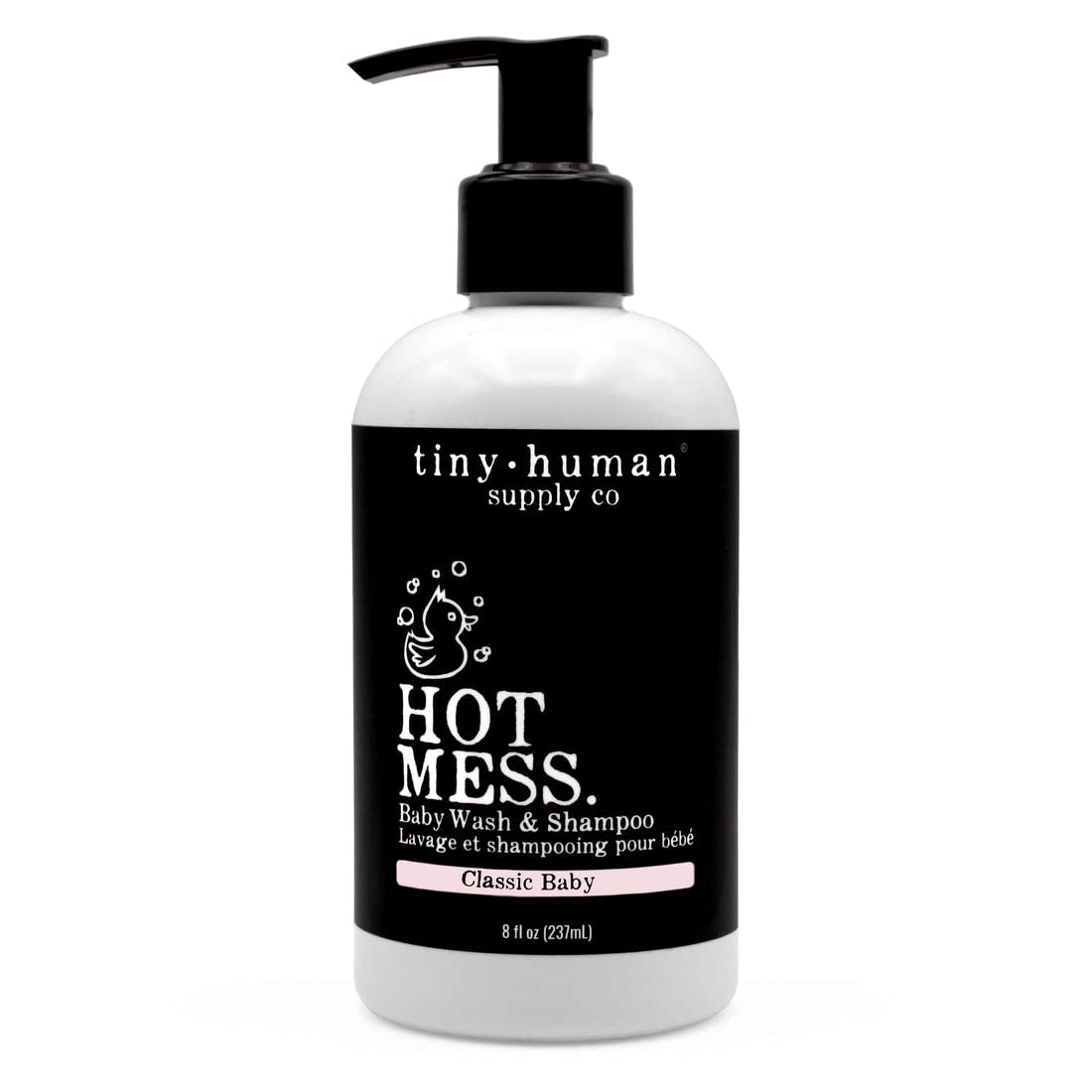 Hot Mess Shampoo & Baby Wash pH Balanced, Natural Ingredients with Lavender & Chamomile, Milk & Honey