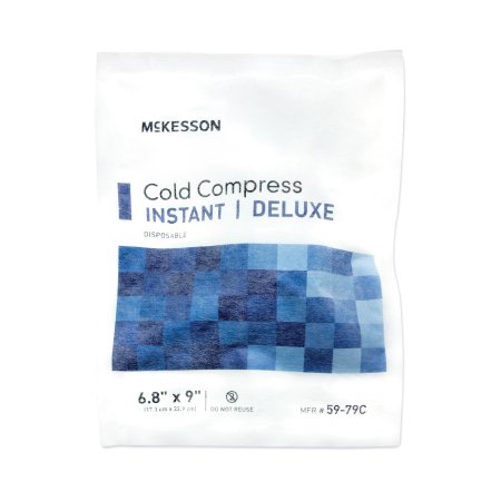 Instant Cold Pack McKesson Deluxe General Purpose 6-4/5 X 9 Inch Fabric / Calcium Ammonium Nitrate / Water Disposable