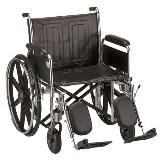 Hammertone Wheelchair With Detachable Arms and Footrest or Legrest