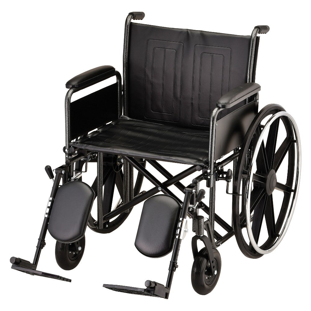 Hammertone Wheelchair With Detachable Arms and Footrest or Legrest