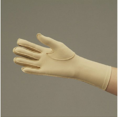 Compression Glove Full Finger Over-the-Wrist Length Left and Right Hand Stretch Fabric