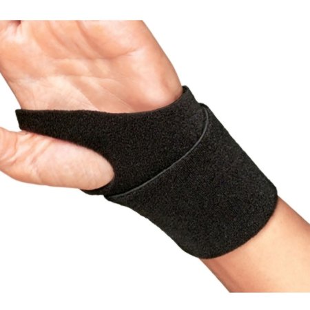 Wrist Support ProCare Wraparound / Wristlet Neoprene Left or Right Wrist Black One Size Fits Most