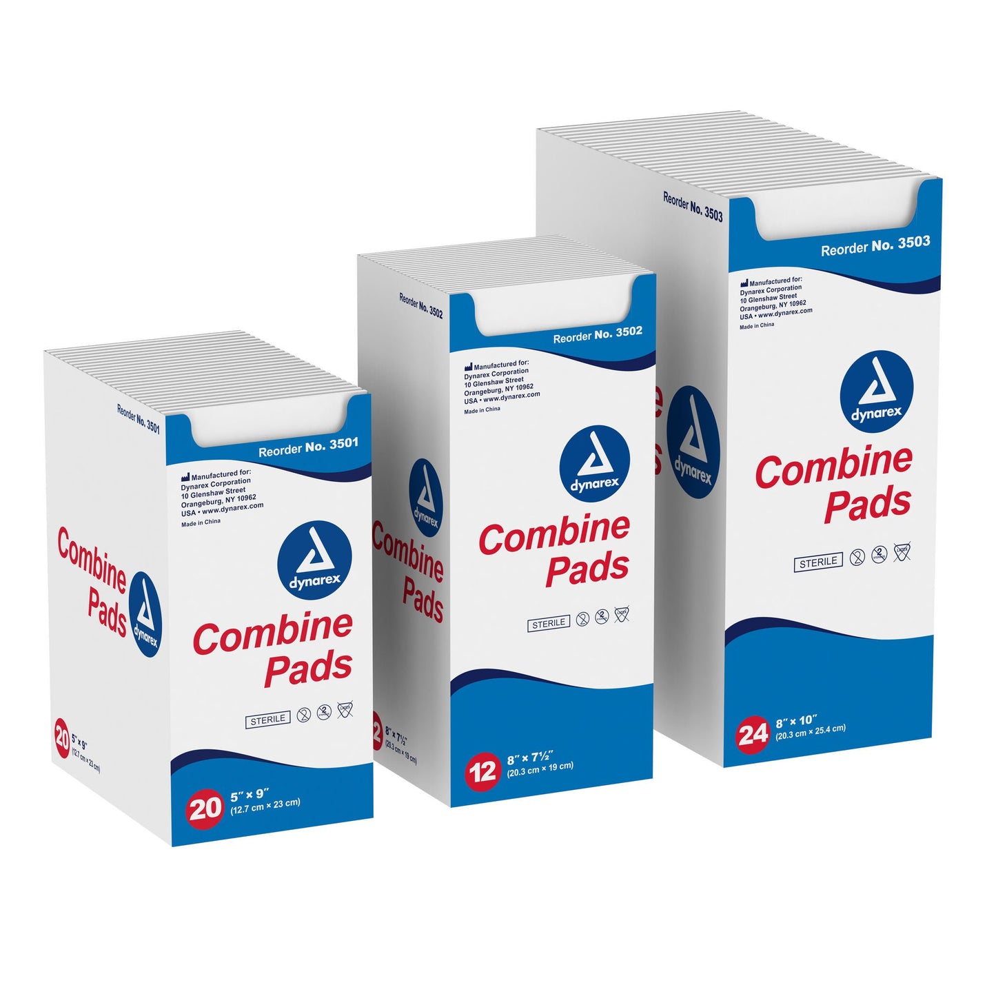 Dynarex Sterile Abdominal Pad 8 x 10 Inch High Absorbency – 1 per Pouch