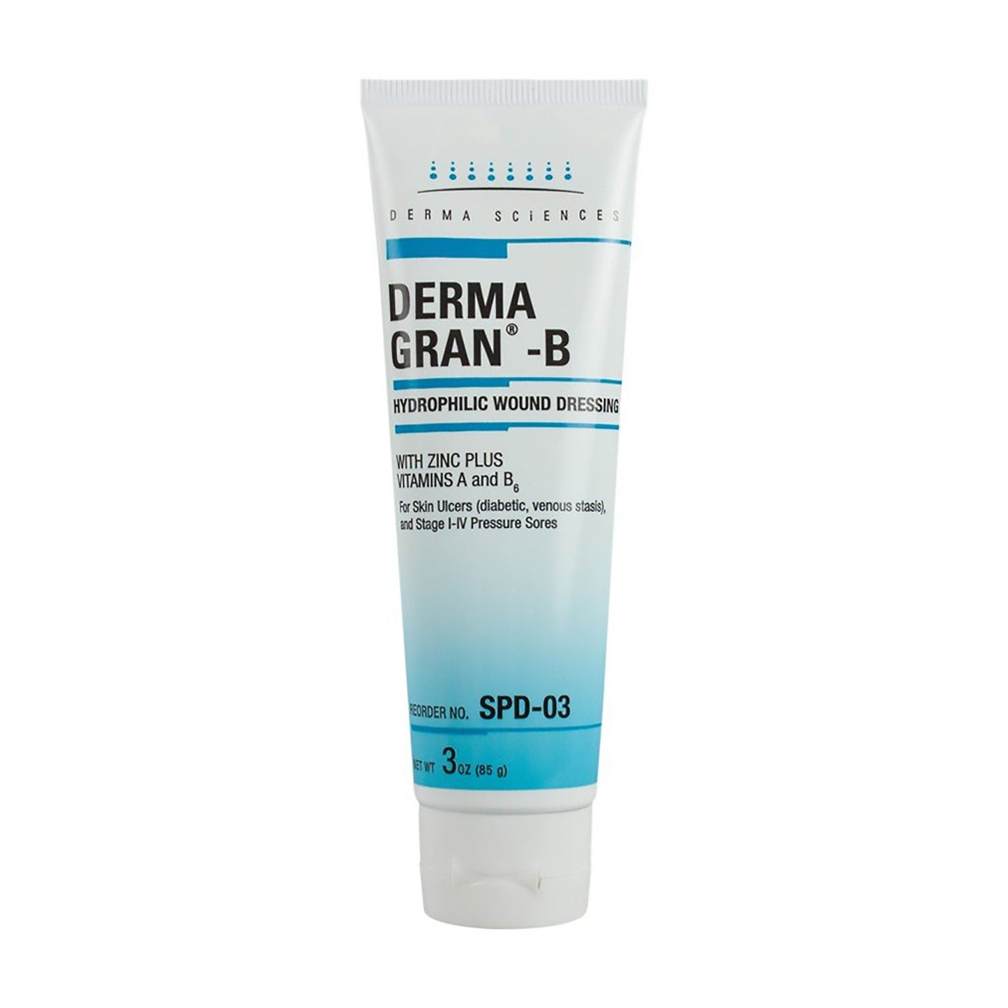 Dermagran B Hydrophilic Wound Dressing 3 oz Gel NonSterile