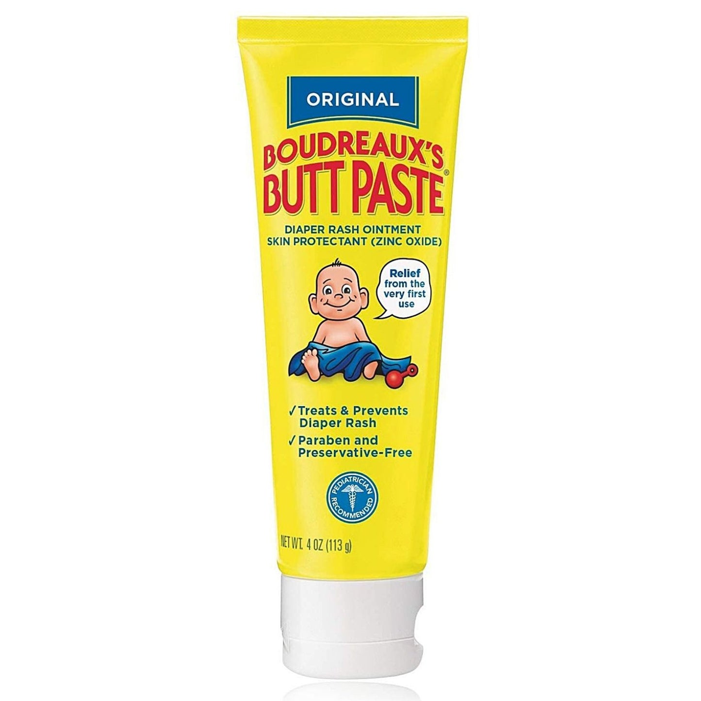 Diaper Rash Treatment Boudreaux's Butt Paste Tube Scented Cream