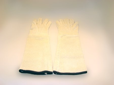 Autoclave Glove Jomac One Size Fits Most Terry Cloth Beige 11 Inch Gauntlet Cuff NonSterile