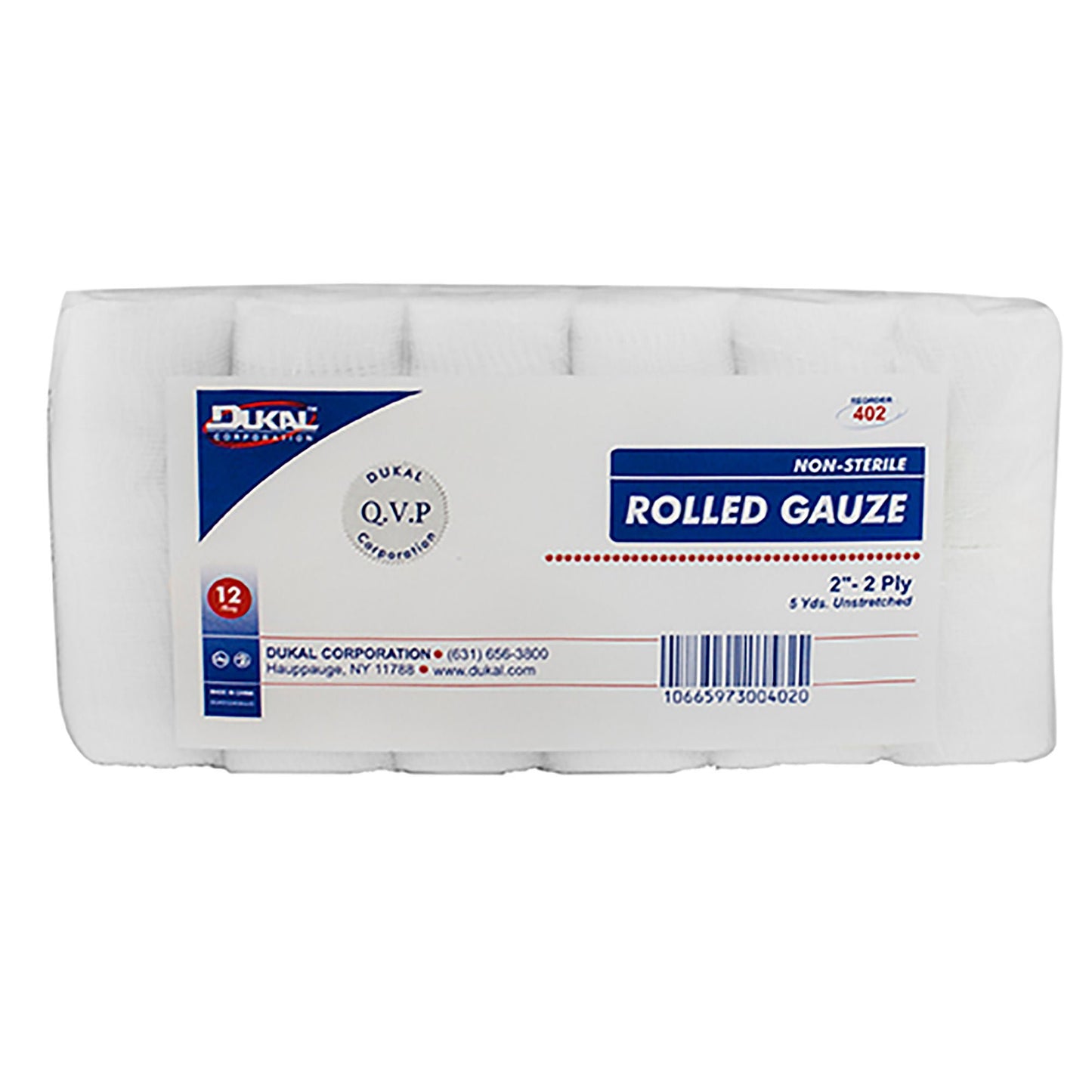 Dukal Conforming Bandage 2 Inch x 5 Yard 2-Ply NonSterile