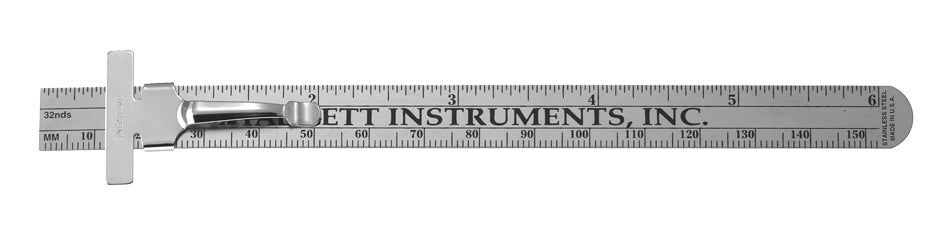 Integra Stainless Steel Measuring Ruler 6 Inch Length – Graduated Clinical Measurement Tool