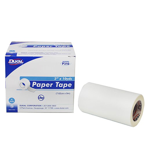 Dukal Microporous Medical Paper Tape 3 Inch x 10 Yard White NonSterile