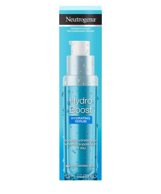Facial Moisturizer Neutrogena Hydro Boost Hydrating Serum 1 oz. Bottle Unscented Liquid