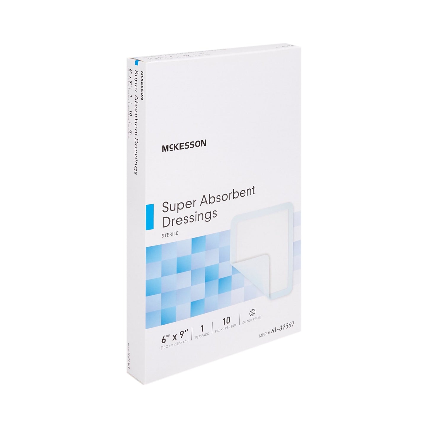 McKesson Super Absorbent Dressing 6 x 9 Inch – Rectangle