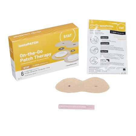 Iontophoresis Patch IontoPatch STAT 1.2 to 1.6 cc Fill Volume 6/Pk