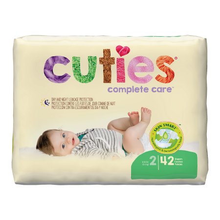 Cuties Complete Care Baby Diapers – Disposable, Heavy Absorbency