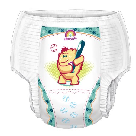 Female Youth Training Pants – Curity Pull-On with Tear-Away Seams, Disposable Heavy Absorbency