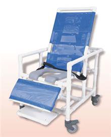 Commode / Shower Chair Healthline Fixed Arms PVC