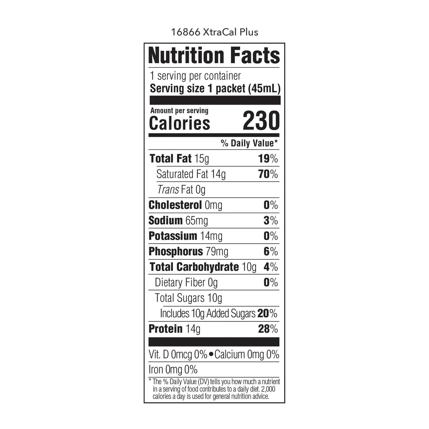 ProSource XtraCal Oral Supplement Neutral Flavor Liquid 1 oz Individual Packet High-Calorie MCT