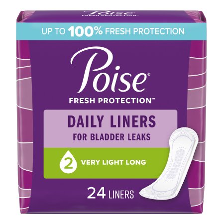 Bladder Control Pad Poise Fresh Protection Light Absorbency Sodium Polyacrylate Core