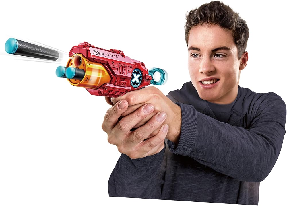 XShot Excel MK 3 Dart Blaster with 8 Darts Compact Shooter Toy Ages 8+