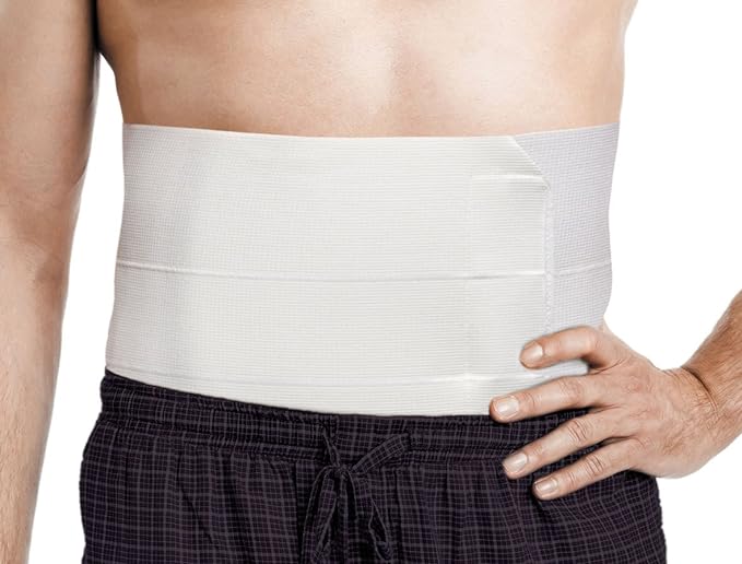 Mueller Sports Medicine Surgical Binder and Abdomen Support Latex-Free, Post-Surgical Comfort